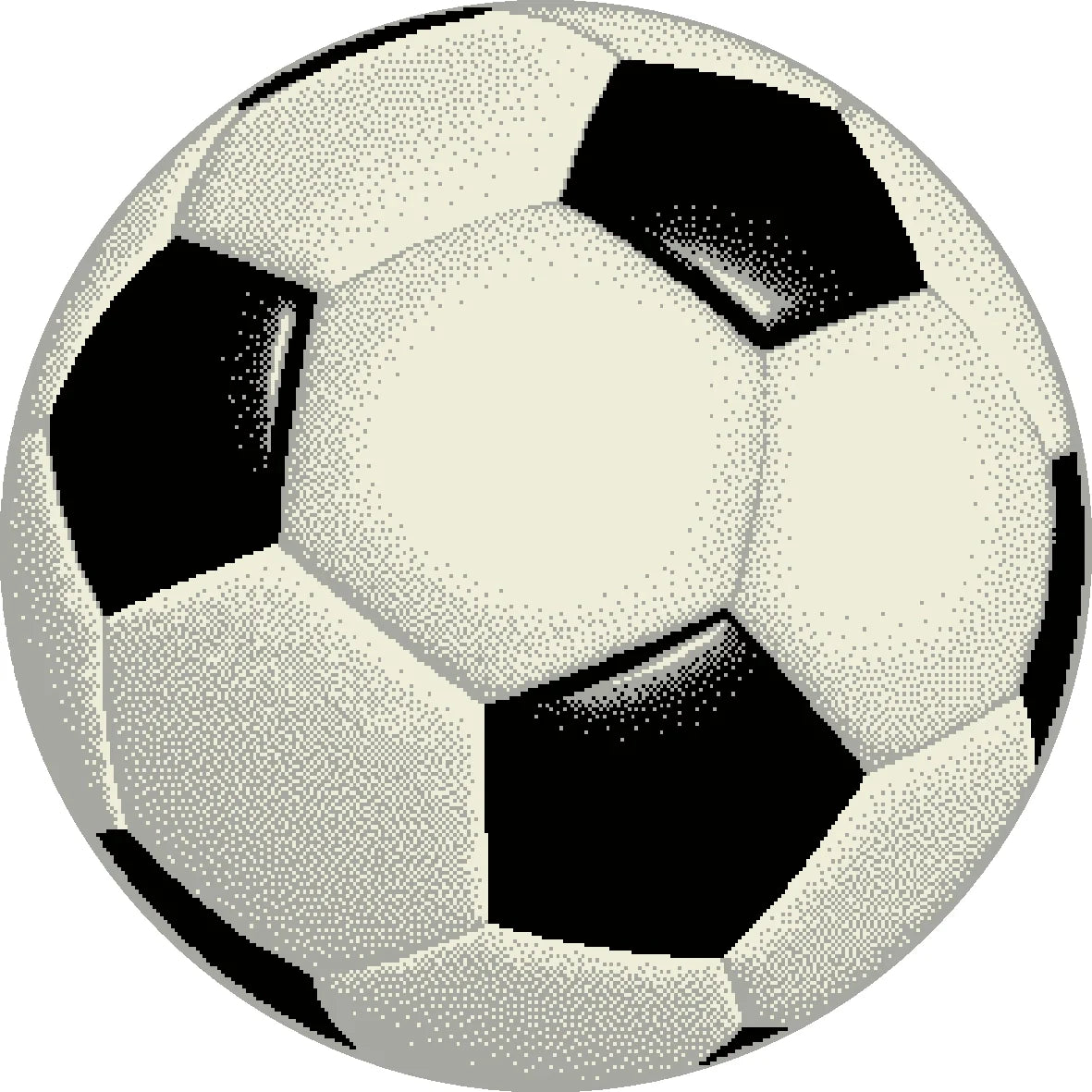 Covor Kolibri Rotund Minge Fotbal