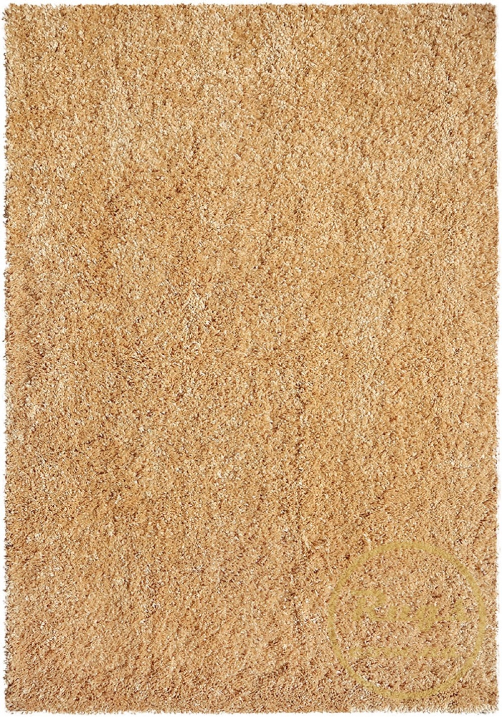 Covor bej pufos modern pentru living si dormitor, covor gros moale tip shaggy pentru interior