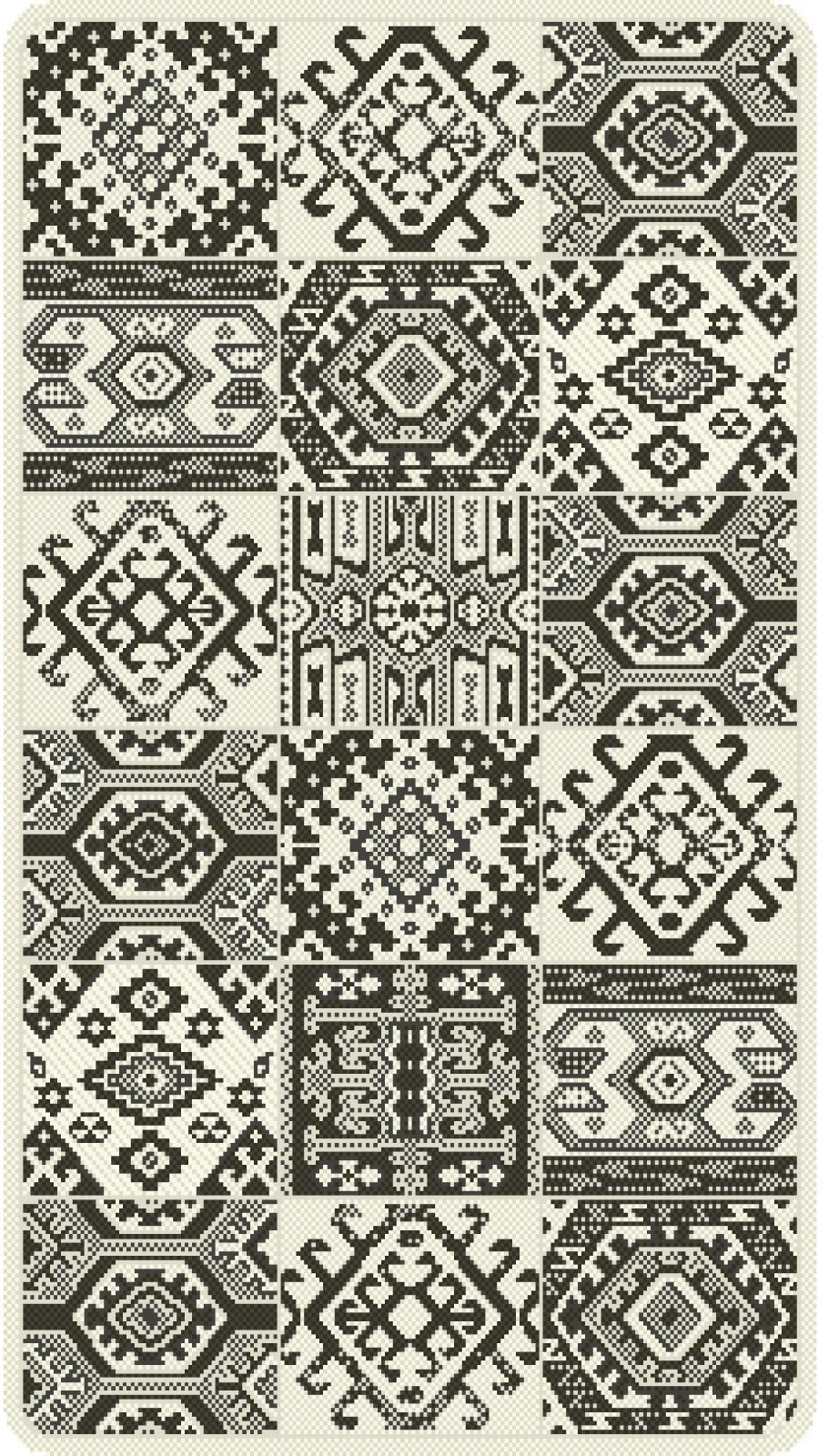 Covor bucatarie lung gri antiderapant cu model geometric, covor modern pentru bucatarie