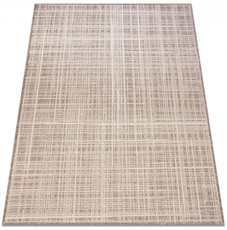 Covor bucatarie bej modern fir plat, covor antiderapant pentru bucatarie