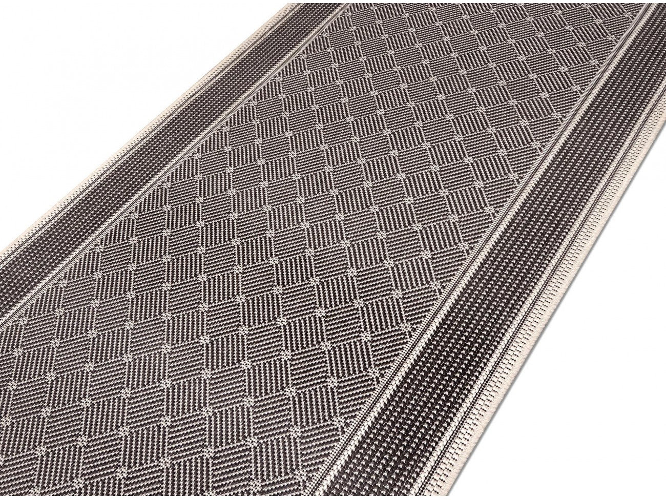 Covor bucatarie maro bej cu model modern, covor antiderapant pentru bucatarie