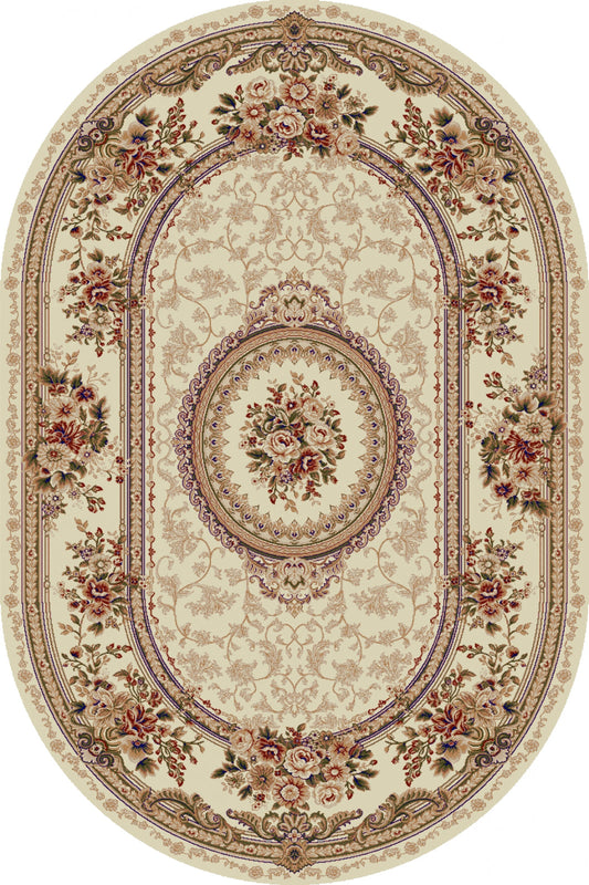 covor-clasic-floral-bej-crem-oval-pentru-living