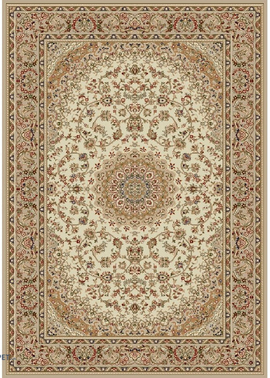 covor-clasic-floral-bej-crem-pentru-living