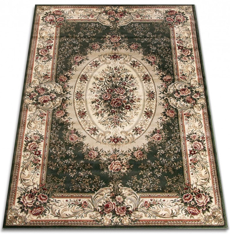 covor-clasic-floral-verde-vedere-unghi