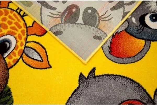 covor copii cu margini finisate rezistent la uzura si trafic zilnic