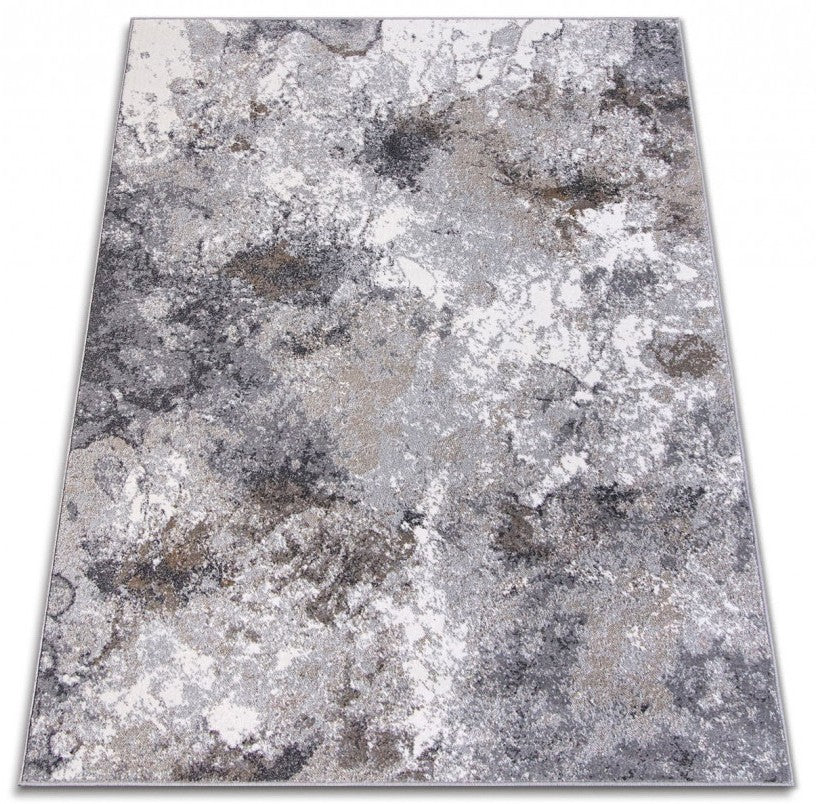 Covor gri maro modern dreptunghiular pentru living