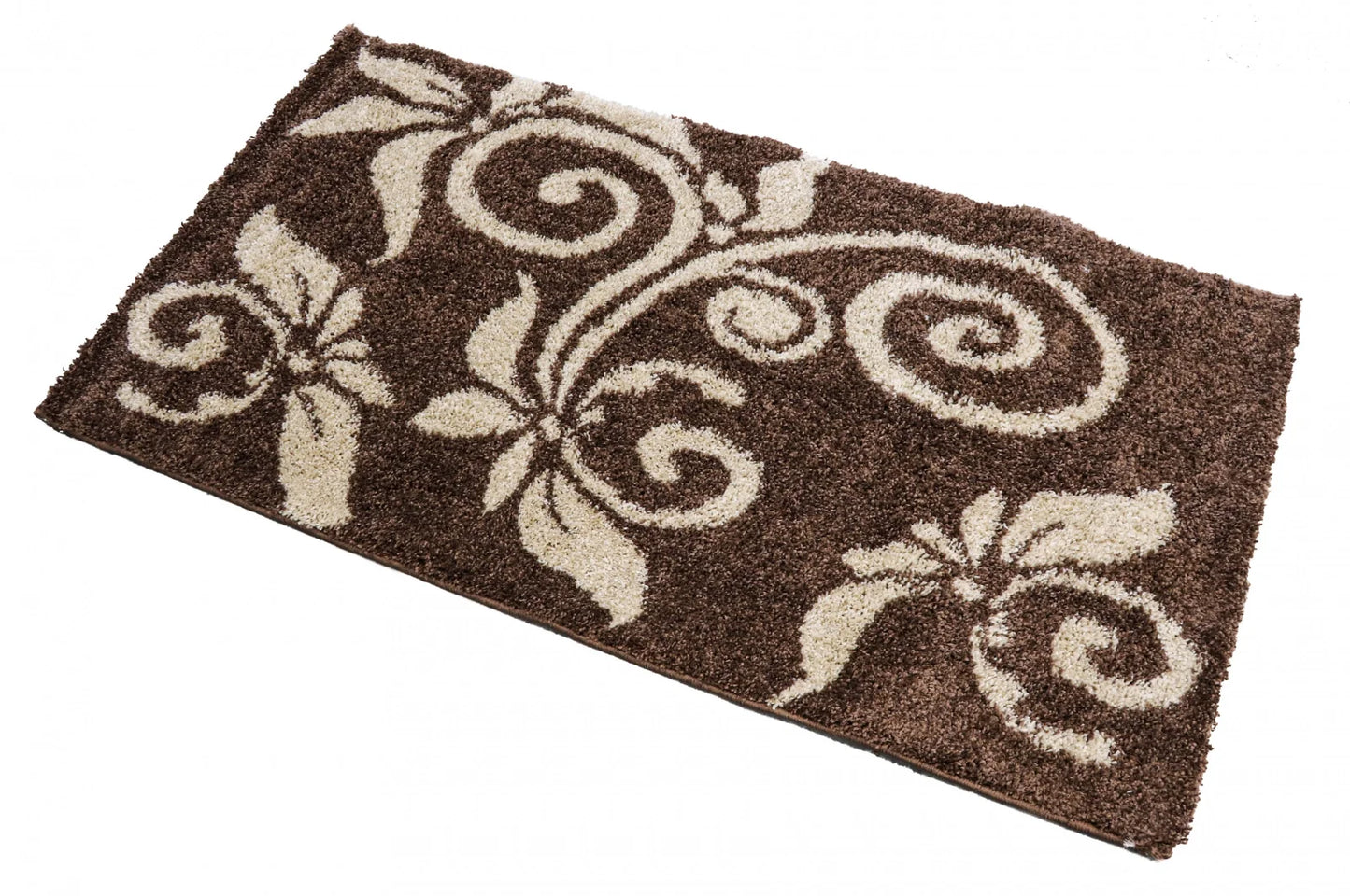 covor living maro model floral modern covor moale si confortabil pentru casa