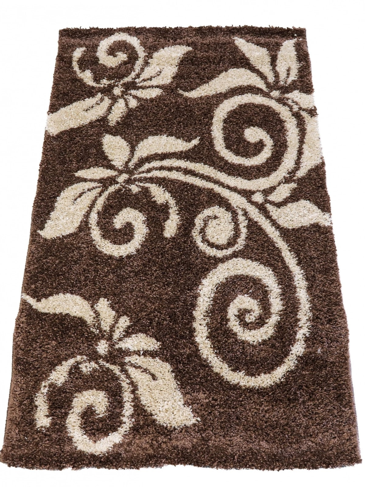 covor maro model floral decorativ covor pufos pentru living si dormitor design elegant
