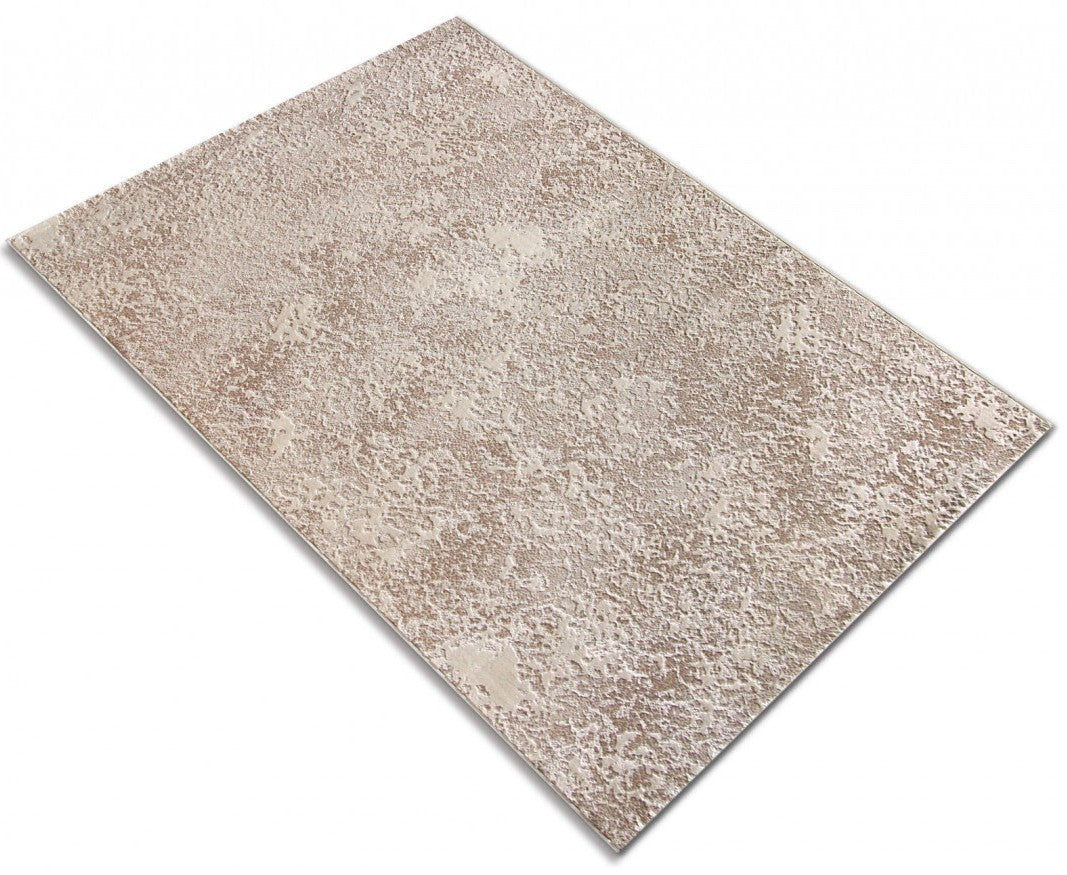 Covor modern crem bej cu textura fina si aspect premium, perfect pentru spatii luminoase si elegante