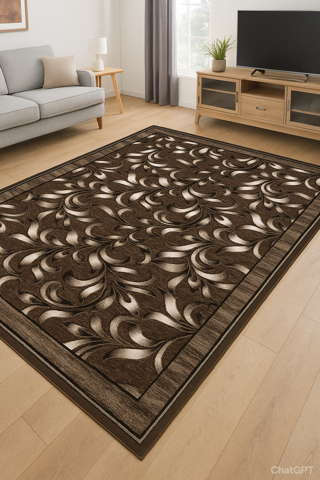 covor-modern-maro-design-floral-interior