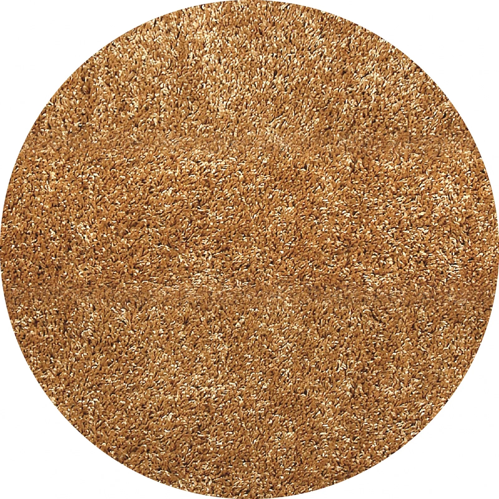 Covor rotund living bej pufos tip shaggy, covor modern elegant pentru dormitor sau living