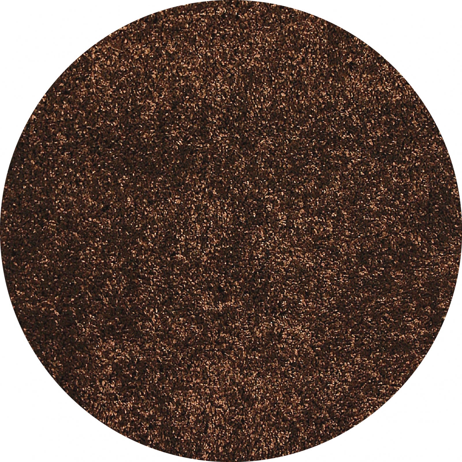 Covor rotund living maro pufos tip shaggy, covor modern decorativ pentru interior