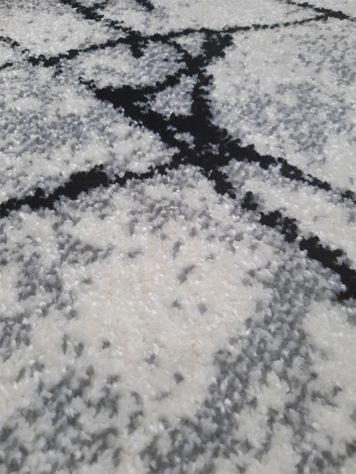 Detaliu covor gri negru modern design abstract elegant