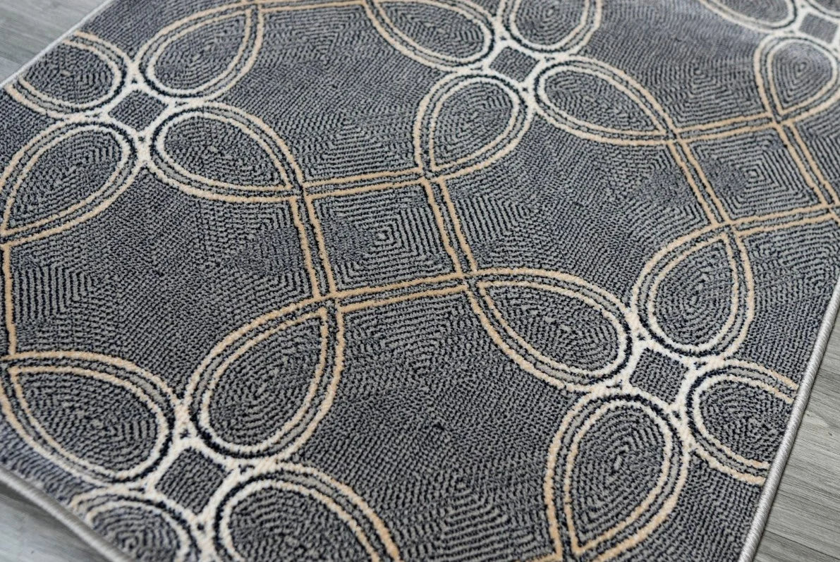 Detaliu model geometric gri bej cu linii elegante si design modern contemporan