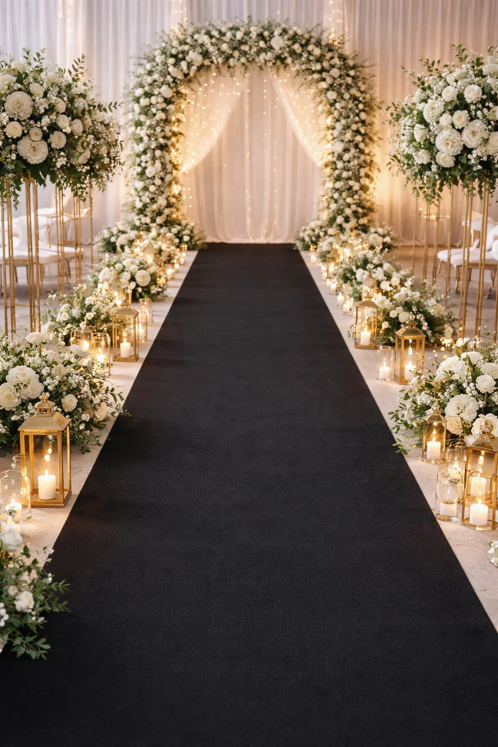 mocheta neagra pentru evenimente tip covor negru eleganta pentru nunta si decor premium