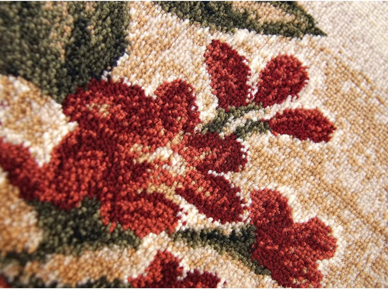 model floral covor modern crem bej