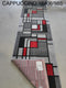 Gri / Rosu / 60 cm / 200 cm