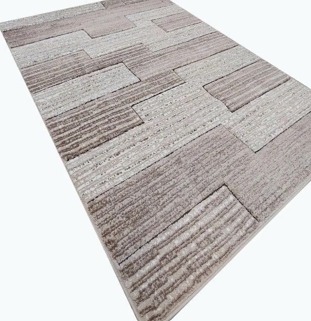 Traversa moderna geometrica rulata cu suport rezistent pentru parchet