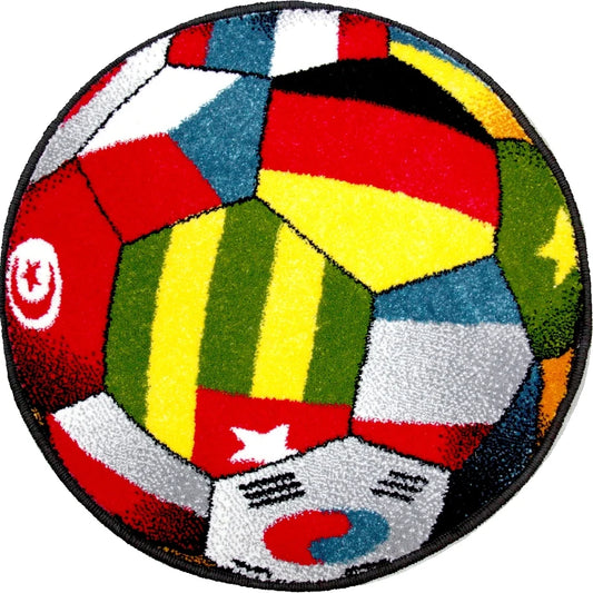 Covor Rotund Minge UEFA 2020 Tehnic Modern Antialergic